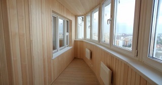 Внутренняя отделка лоджии Заинск, цена от 210 руб. м2